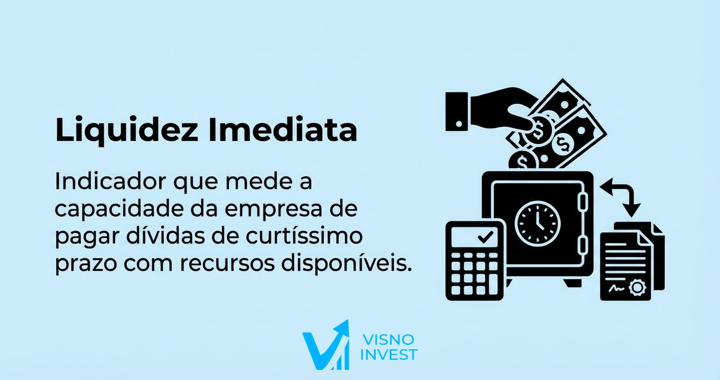 Imagem do artigo Liquidez Imediata: definição, fórmula e interpretação